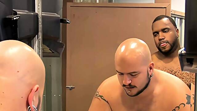 BEARFILMS Pierced Bear Nate Wolf Rides Hairy Tony Banks BBC