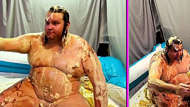 Handsome gay boy strips and jerks off his fat boner