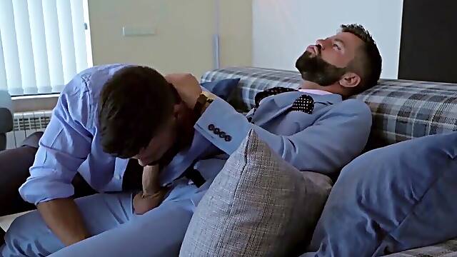 Banging things out on the couch while being clothed