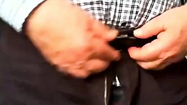 Grandpa Stroking on Webcam