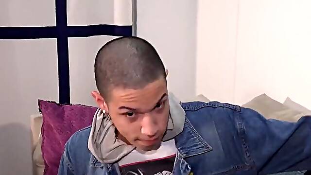 Horny dudes Antu Burghos and Nick Bianco bang on camera