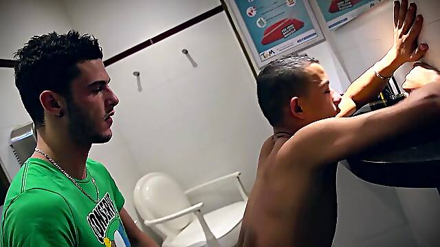 MenoBoy - Breaking an Arab Ass in the Restroom