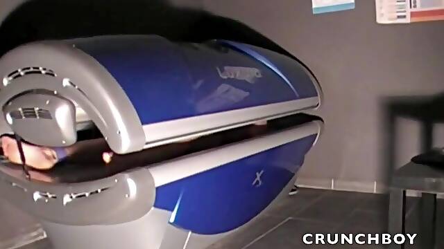 Two sexy twink fucking in solarium in sauna - CrunchBoy