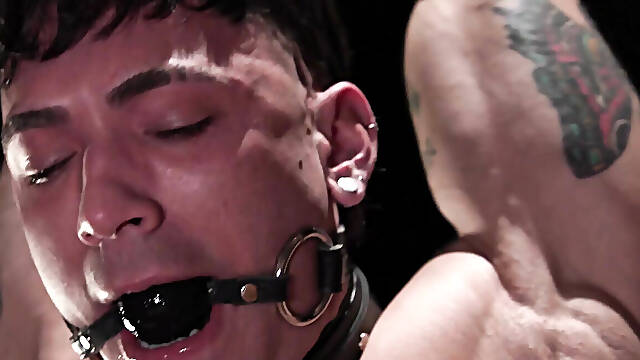 Rocky Unleashed dominates Siren Santiago with wild suspension bondage