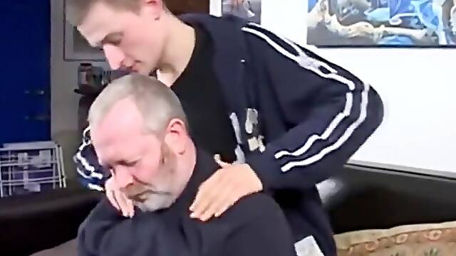 Dirty old man fucks a young twink