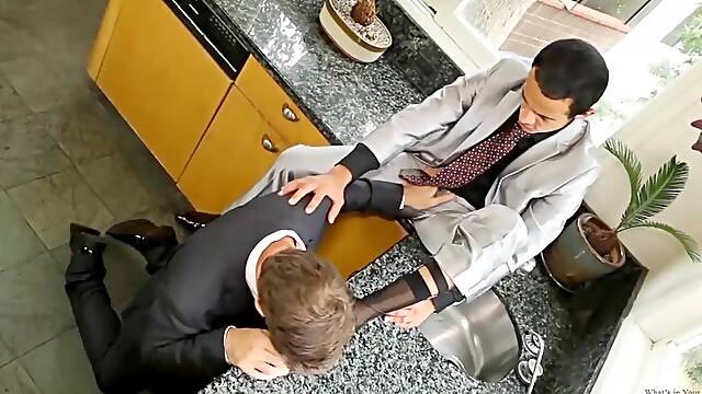 GentlemensCloset: Tyler And Sebastian Show Affection In Sheer Socks