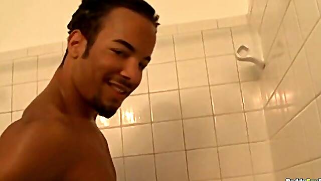 DaddySexFiles: Hayden Taylor Fucks His Tight Hole With A Big Dildo In The Shower