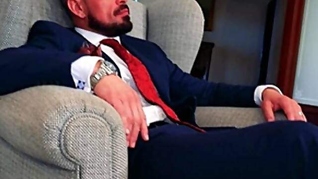 Menatplay: Feet Worship In Tuxedo Elegance By Javi Grey
