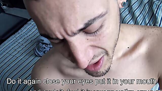 Gay dude pays straight Latino cutie to fuck him hard