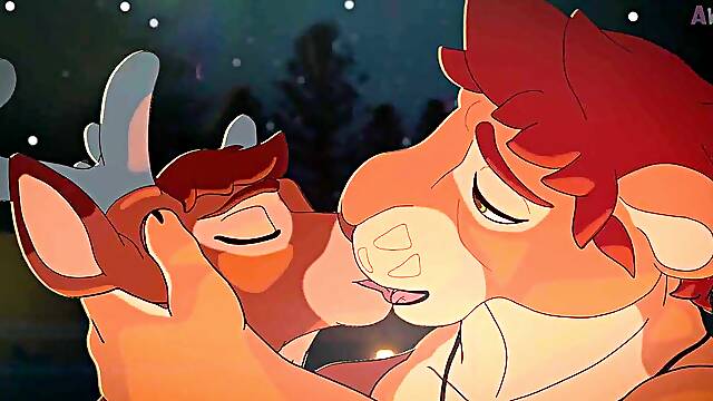 FIRESIDE FASCINATION Fur Homosexual Animation