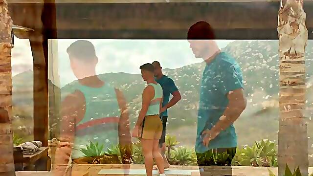 Homo Hunk Makes a Move On Hawt Yoga Instructor