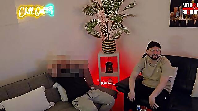 Str8 Curious Stud Steven 1st Time Getting Screwed Bareback After Mutual Oral-job in the Kitchen