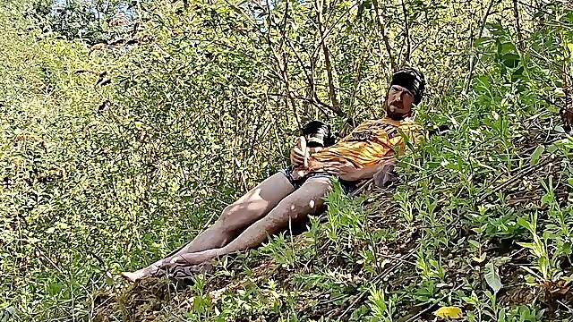 Getting slutty down the woods