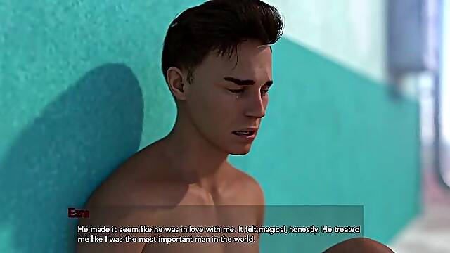 Stepdaddy May Love - Male Dads Golden Shower & Sloppy Blow job for Twink in Steamy Shower