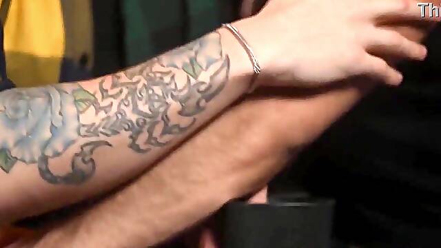 Closeted dude hookups with homosexual lover in cinema