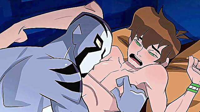 Rook and Ben slurping a fucking in their couch - NSFW animated parody porno (LOOP)