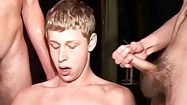 Youthfull gay jism Eaters Orgy - Scene 2