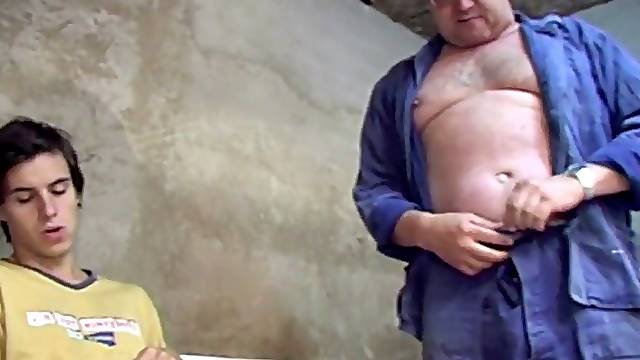 Latino lad 20 YO used by dad mature at work for fun hookup