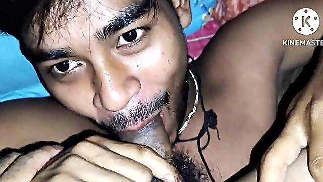 Suneka went to enjoy the weather at night.