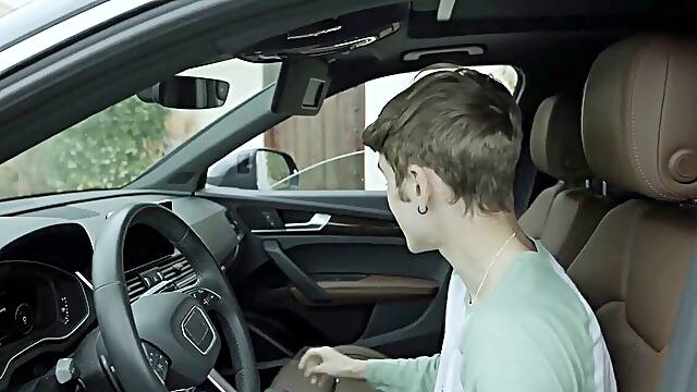 Levi can't fight back Hoss and Kyle as they initiate a 3some