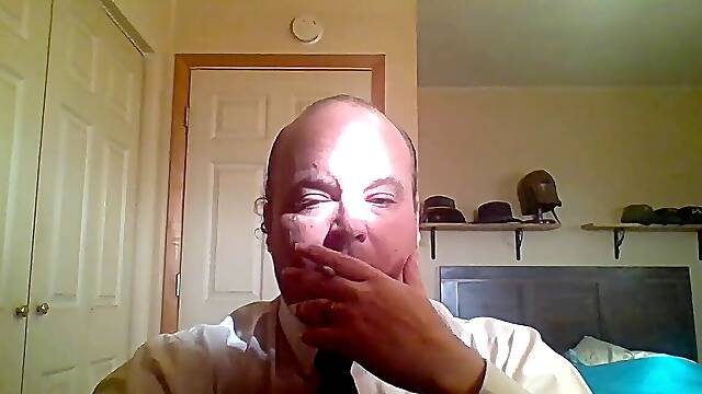 Marvelous pale platinum-blonde mummy doing a foursome