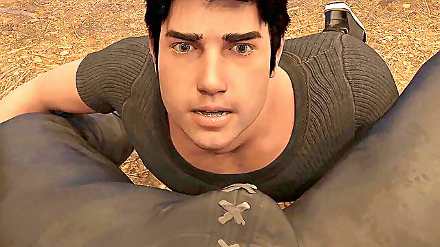 Getting Your culo In or Not? My bare Step Uncle Ray in the shower