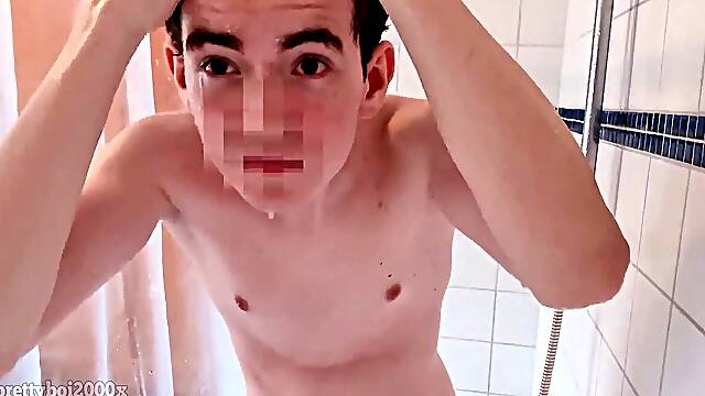 I bathroom in front of you and wash my wonderful assets with no mask - 4k