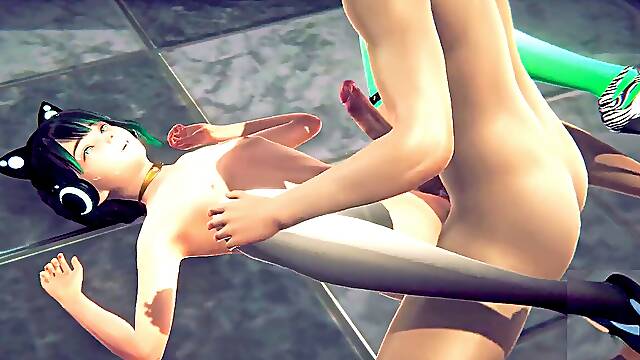 Yaoi - Femboy intercourse multiorgasm
