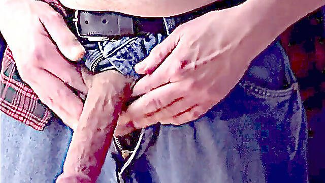 Stepdad milks manmeat out of jeans