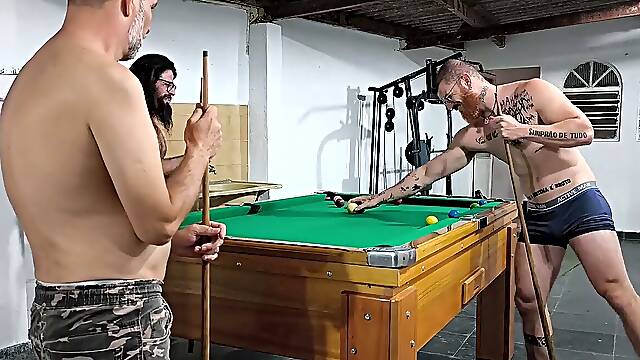Playing naked with pals
