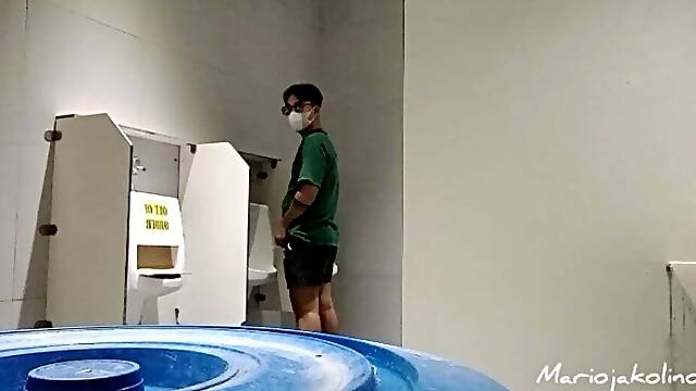 I masturbated in a CR at the mall request of a fan, my first time it was super risky