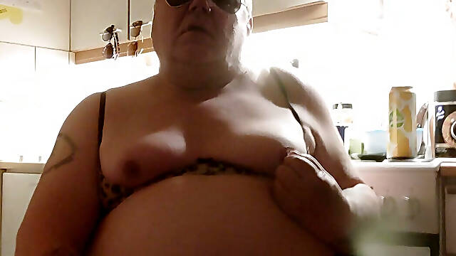 CD Masturbation In the kitchen ,, Real Tits Big Sexy Ass