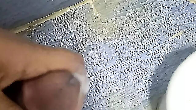 Tamil guy enjoying himself with uncut cock