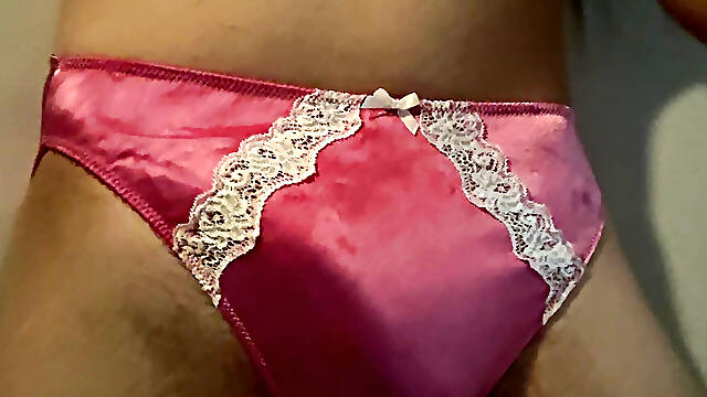 Must Obey Katie &amp; Lauras Princess Satin Pink Panties