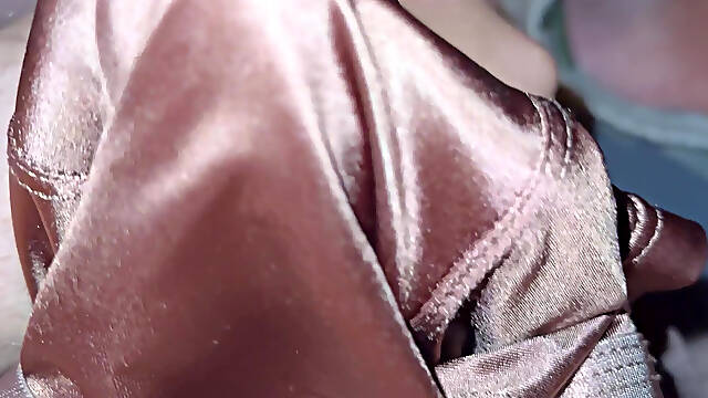 Brown Satin Panties