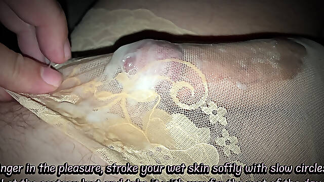 Tutorial for girls - How to masturbate to a powerful throbbing orgasm - JOI for girls - cum in panties