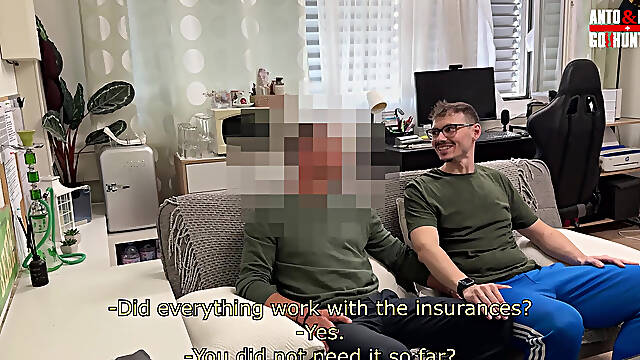 The Straight Married Broker Gets Rimmed by Mike and Face-fucks Him