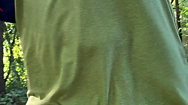 Public lycra bulge outdoor