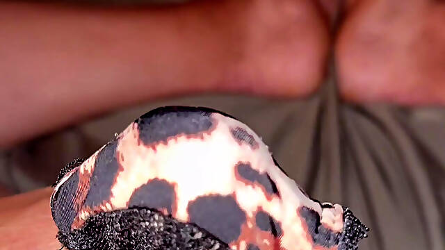 Leopard silky nurse panties