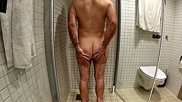 My wifes lovers cum on my Ass