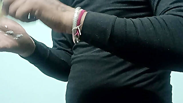 Sexy girl with Indian police man