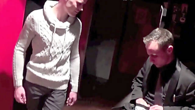 Ok to suck his best friend in backroom discret