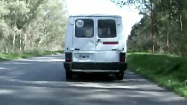 Fucked by ebony in publci bus outdoor