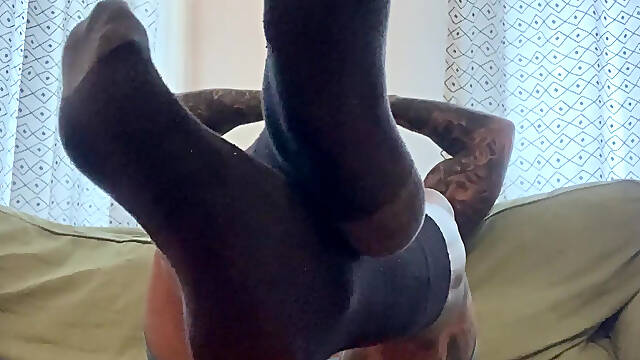 Daddys Been Wearing These Dress Socks All Day in My Dress Shoes. Can You Imagine the Smell?