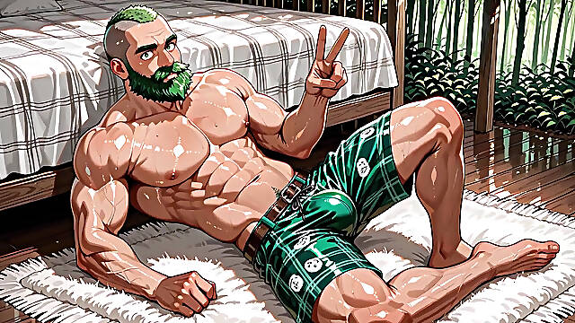 Ai Gay Muscle Men with Big Bulges