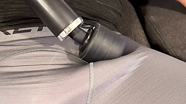 Guess What Daddy Dreaming About When His Cock Hardens Under the Vibration From Massage Machine and Makes It Cum - John Delove