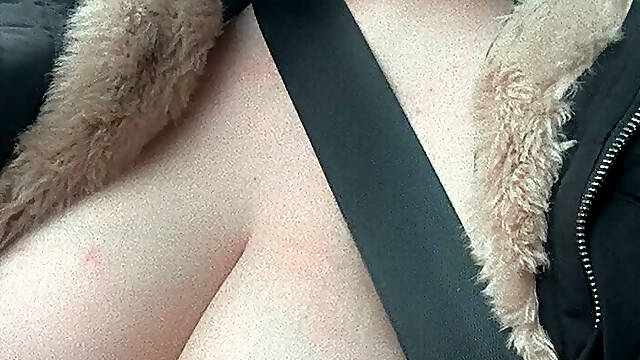 Coffee run with my tits out