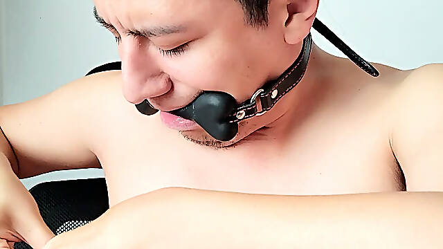 Squeezing my nipples