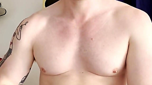 POV Thick Muscle Bro Jerks off with You While He Tells You About the Berlin Sex Party