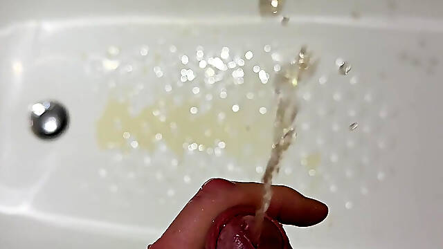 Pissing in the bathtub